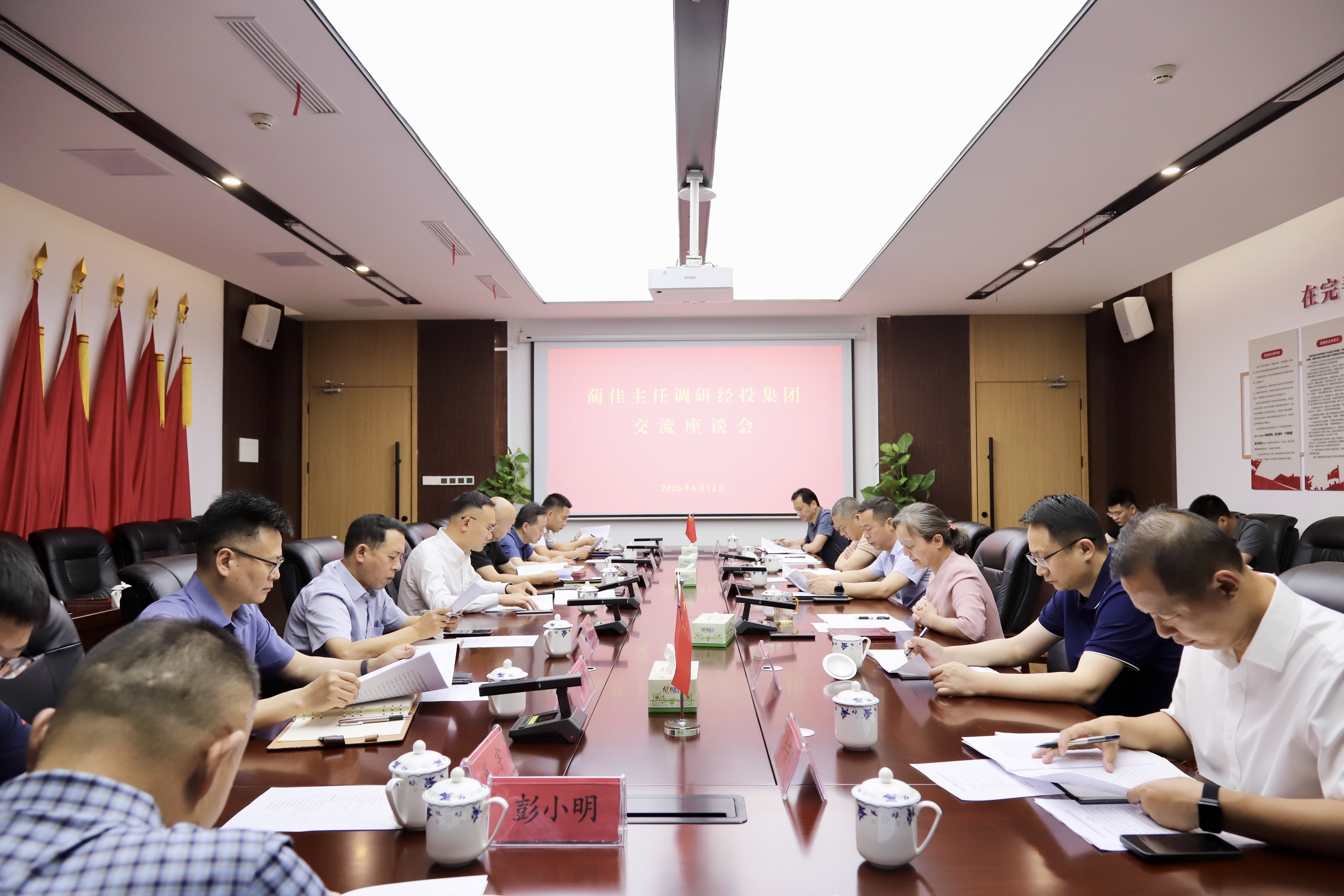 蔺佳调研经投集团，共商发展新路径